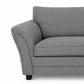gray upholstered armchair